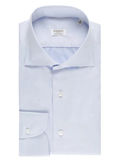 Borriello Napoli Long-sleeve Shirt In Blue
