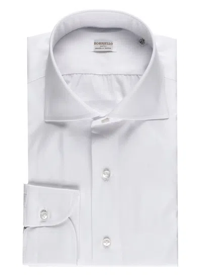 Borriello Napoli Spaccanapoli Buttoned Long-sleeve Shirt In White