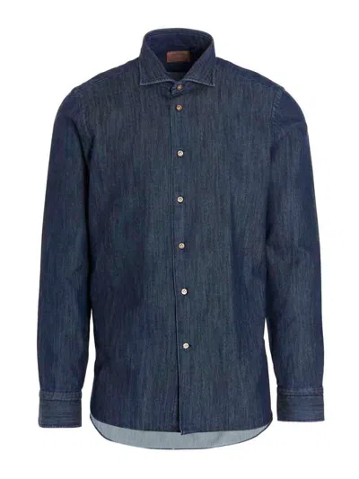 BORRIELLO NAPOLI DENIM SHIRT