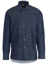 Borriello Napoli Borriello Denim Shirt In Blue