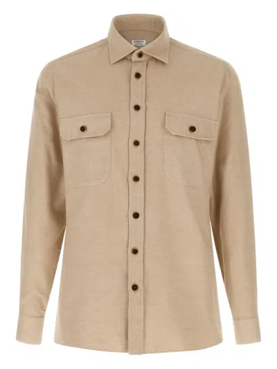 BORRIELLO NAPOLI FLAP-POCKETS SHIRT