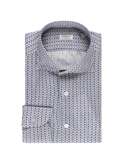 Borriello Napoli Floral-print Shirt In Black