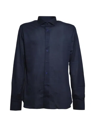 Borriello Napoli Long-sleeve Shirt In Blue