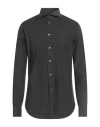 Borriello Napoli Man Shirt Dark Green Size 16 Cotton