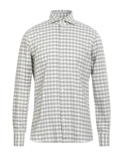 Borriello Napoli Man Shirt Light Grey Size 17 ½ Cotton