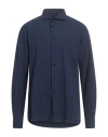 Borriello Napoli Man Shirt Midnight Blue Size 16 ½ Cotton
