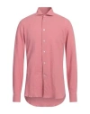 Borriello Napoli Man Shirt Pink Size 17 Cotton