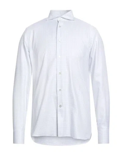 Borriello Napoli Man Shirt White Size 15 ¾ Cotton
