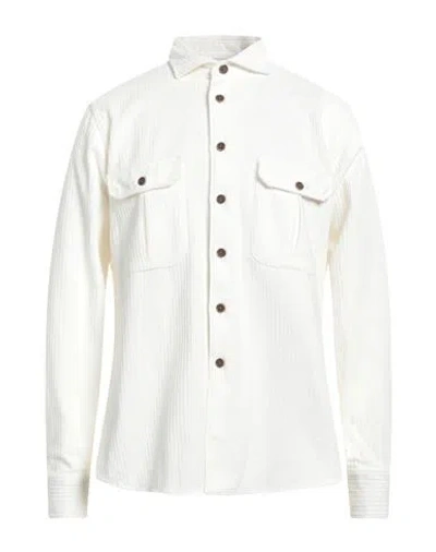 Borriello Napoli Man Shirt White Size 16 ½ Cotton