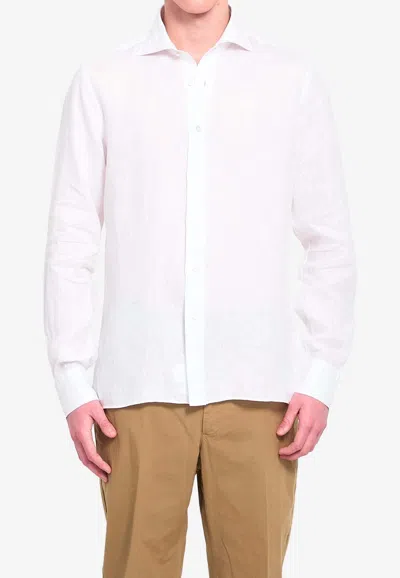 Borriello Napoli Marechiaro Linen Shirt In Multi