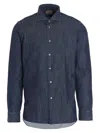 Borriello Napoli Borriello Denim Shirt In Blue