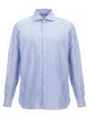 Borriello Napoli Long-sleeved Shirt In Light Blue