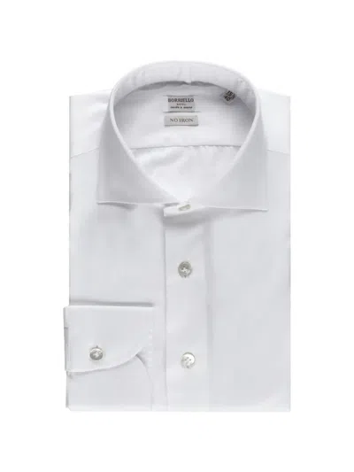 Borriello Napoli Marechiaro Spread-collar Shirt In White