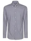 Borriello Napoli Borriello Timeless Striped Cotton Shirt With Structured Collar In Multi