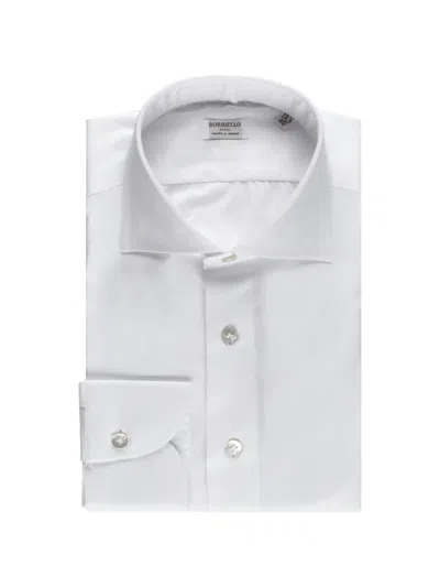 Borriello Napoli Spaccanapoli Spread-collar Shirt In White