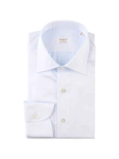 Borriello Napoli Spread-collar Button-up Shirt In Blue