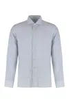 Borriello Napoli Striped Long-sleeve Shirt In Blue