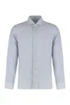 Borriello Napoli Striped Long-sleeve Shirt In Blue