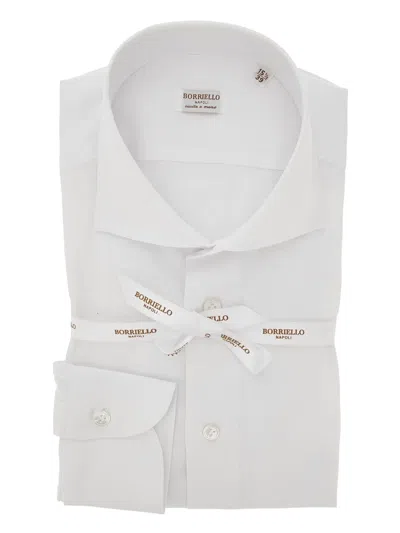 Borriello Napoli Twill Shirt In White