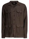 Borriello Napoli Borriello Linen Shirt With Classic Collar