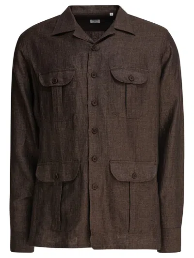 Borriello Napoli Borriello Shirts In Brown