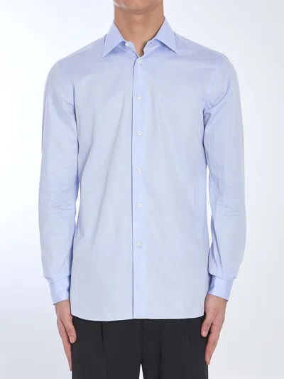 Borriello Napoli Spaccanapoli Shirt In Light Blue