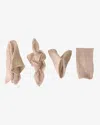 Borrowed Blu Organic Cotton Napkins Set Of 4 In Nude In Brown