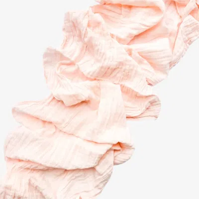 Borrowed Blu Organic Cotton Runner In Blush In Pink