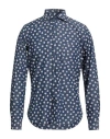 Borsa Man Denim Shirt Blue Size 16 Cotton In Blue