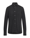 Borsa Man Shirt Charcoal Size 17 ½ Cotton In Grey