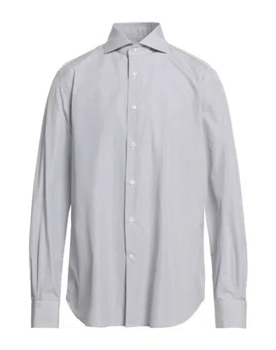 Borsa Man Shirt Grey Size 17 ½ Cotton