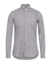 Borsa Man Shirt Light Grey Size 15 ½ Cotton