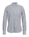 Borsa Man Shirt Midnight Blue Size 15 ½ Cotton In Blue