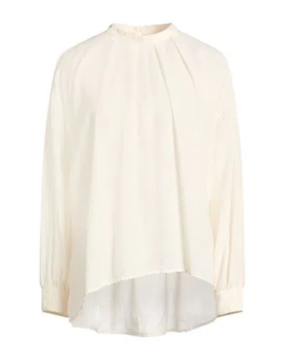 Borsa Woman Top Ivory Size 8 Cotton, Cashmere In White