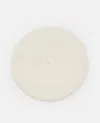 Borsalino 29cm Wool Beret In White