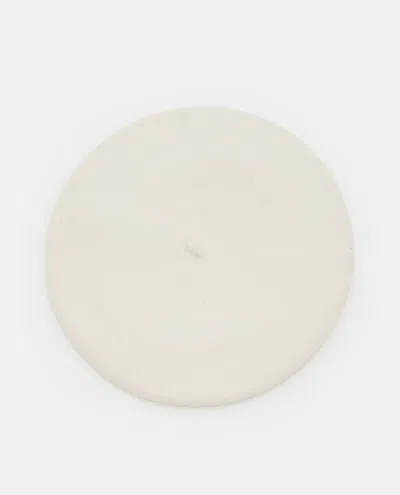 Borsalino 29cm Wool Beret In Sand