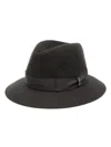 Borsalino Wool Fedora Hat In 灰色