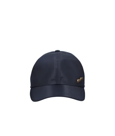 Borsalino Adjustable Baseball Cap In Blue