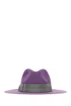 Borsalino Agata Alessandria Brushed Felt With Striped Hatband