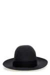 Borsalino Wide Brim Wool Hat With Ribbon Band