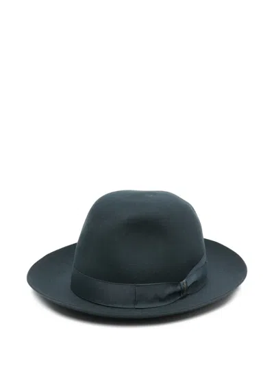 Borsalino Alessandria Ribbon Hat In Blue