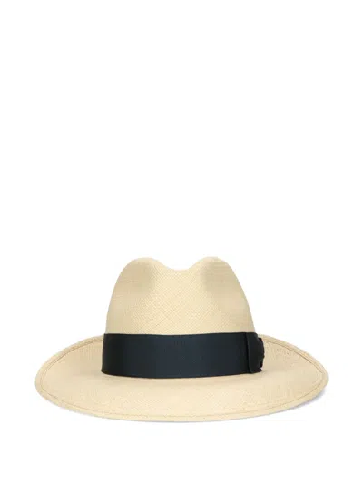 Borsalino Amadeo Panama Quito Hat In Neutral