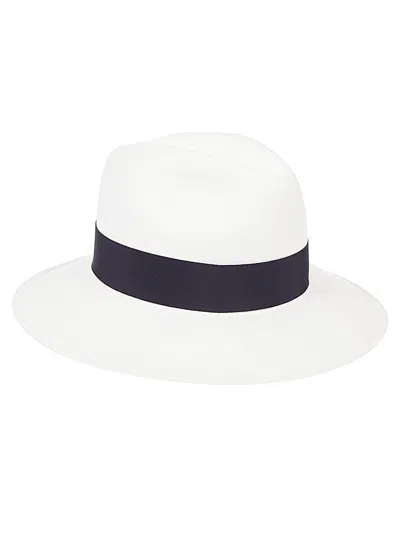 Borsalino Amedeo Panama Hat In White