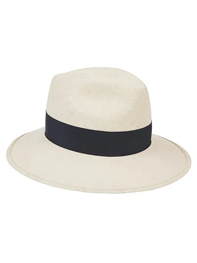 Borsalino Amedeo Panama Hat In Beige