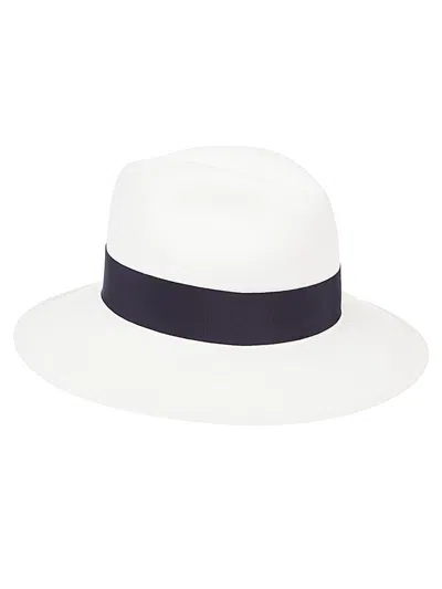 Borsalino Amedeo Panama Hat In White