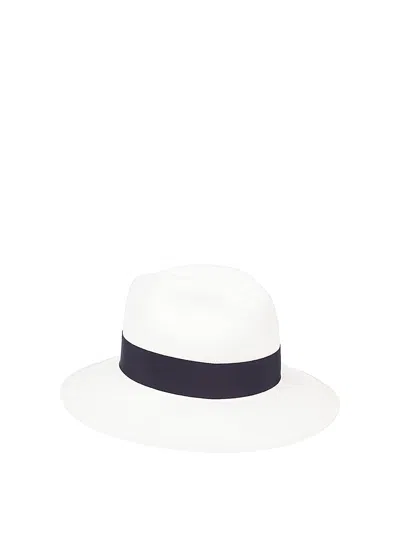 Borsalino Amedeo Panama Hat In White