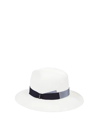 Borsalino Amedeo Panama Hat In White