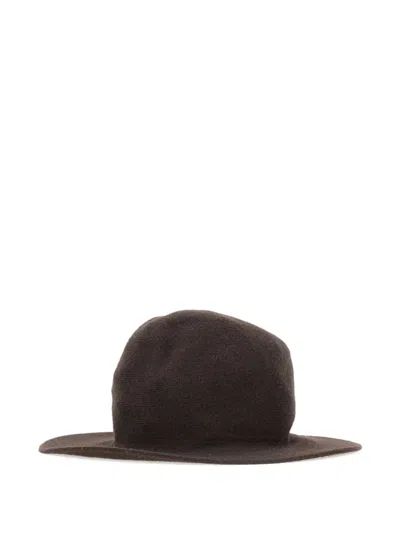 Borsalino Angelina Round-crown Hat In Brown