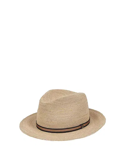 Borsalino Argentina Straw Hat In Brown