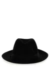 Borsalino Monica Felt Fedora Hat In Black